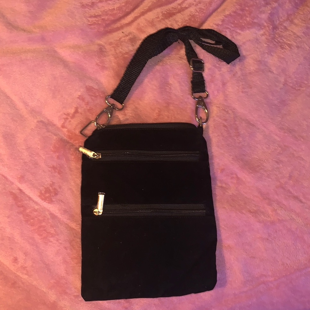 never used before black little purse